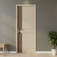 Protection d'angle anti-collision de style moderne pour portes intérieures en bois, surface finie, largement utilisée dans les chambres et les écoles