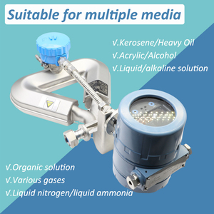 Bảo trì miễn phí densitometer coriolis lưu lượng kế Độ chính xác cao nhất ± 0.1% lỏng/khí coriolis lưu lượng kế - Product Image 4
