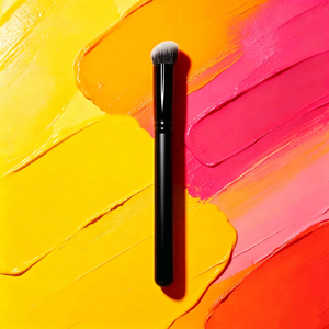 Ensemble de 6 pinceaux cosmétiques en poils synthétiques écologiques, manche en bois, pinceau à blush angulaire, pinceau correcteur, kit de pinceaux pour le visage faits à la main - Product Image 5