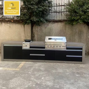 CBMMART - Muebles <span class=keywords><strong>de</strong></span> Cocina para Exterior <span class=keywords><strong>de</strong></span> Acero Inoxidable, Almacenamiento para Parrilla, Resistentes al Agua y a la Intemperie, Diseño Moderno y Personalizado para <span class=keywords><strong>Barbacoa</strong></span> - Product Image 3