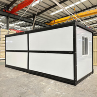 Meilleures ventes, maison de conteneur pliable, économique, petite, facile à assembler, portable, panneau sandwich pliable