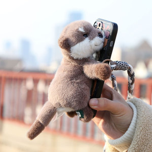 Supporto per cellulare a forma di <span class=keywords><strong>panda</strong></span> tribale, simpatico peluche animale, imbottito in cotone PP, regalo unisex per le vacanze - Product Image 3