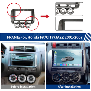 Meihua LHD Dashboard Car DVD Frame Dash Kits para Honda Fit <span class=keywords><strong>Jazz</strong></span> 2004-2007 Interior <span class=keywords><strong>Auto</strong></span> Accesorios con Cable Canbus - Product Image 3