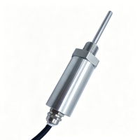 Transmetteur de température compact à câble direct de type PT100, IP67, 4-20mA, 0-10V, filetage G1/4, sonde 6x50mm pour compresseur d'air