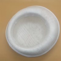 Chapeau en feutre de laine pour femme, chapeau d'uniforme de sécurité, chapeau d'officier, chapeau de parade blanc en maille, chapeau melon