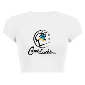 Custom Logo Diamond Embroidery Summer Casual Blank Short Sleeve Top Shirts Ladies Clothing Womens Cotton T Shirt For Women