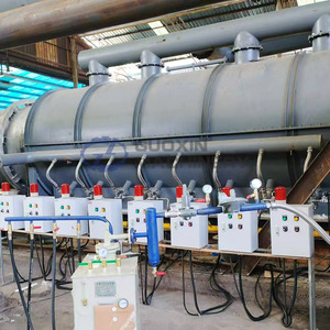 Anaerobic <strong>Rotary</strong> Carbonizing Furnace Pyrolysis Plant Biochar <strong>Kiln</strong> Rice Husk Hull Carbonization Furnace to Make Graphene - Product Image 3
