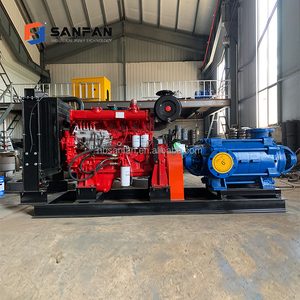 Áp lực cao đa tầng 45Kw 150 kW thủy lợi dòng chảy cao động cơ diesel con dấu cơ khí chia Ly Tâm Bơm cho cát mỏ - Product Image 3