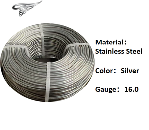 저렴한 가격의 SS304 스테인리스 스틸 래싱 와이어 바인딩 와이어 및 타이 와이어 - Product Image 4