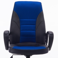 Chaise de bureau ergonomique moderne et confortable pour le gaming et le télétravail, avec repose-pieds, en cuir véritable