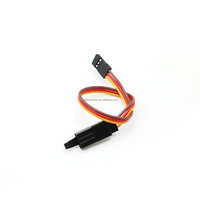 Kabel Ekstensi Servo Model RC AM-2002-1/2/3/4/5/6/7/8/9/10H JR dengan Kait  Kabel Ekstensi Coklat/Merah/Oranye Kabel Pipih
