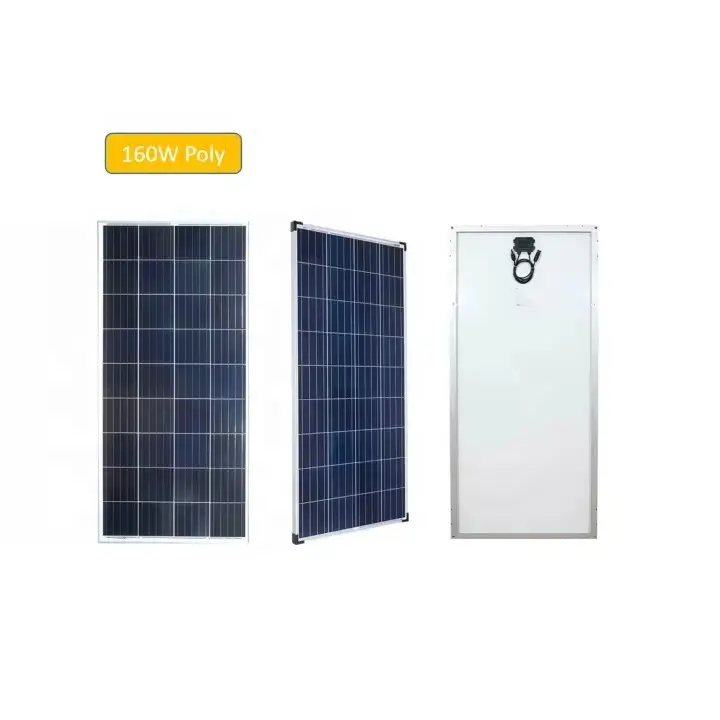 160W Solar Panel Home 12v 18v 24v 36v 100watt 100 W 150 170 Watt 180watt 200 Watt 340W Poly Silicon Cells Glass Solar Panels