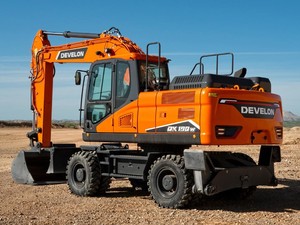 Excavadora de Ruedas Develon DX190W de Alto Rendimiento para Proyectos Urbanos y Viales Pesados - Product Image 2