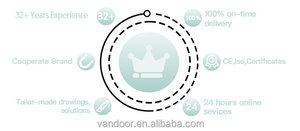 Porte pliante en PVC, portes patio en PVC pour maisons, intérieur extérieur moderne, imperméable - Product Image 6