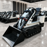 Kostenloser Versand: Kubota-Motor Mini-Raupenlader, Kompakter Kettenskidsteer für Landschaftsbau, Landwirtschaft und Hofpflege