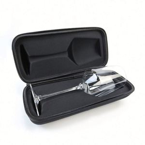 Waterproof EVA Wine Glasses Carrying <b>Case</b> Black Shockproof EVA Single Glass Box Travel <b>Hard</b> <b>Shell</b> EVA Wine Glasses Storage <b>Case</b> - Product Image 3