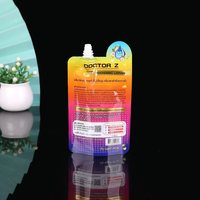 Emballage de poche alimentaire personnalisé imprimé de qualité alimentaire avec bec verseur pour jus, lait, thé
