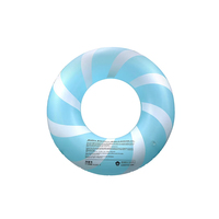 Logo personnalisé Anneau de natation gonflable en PVC pour adultes et enfants Cercles de natation gonflables Flotteurs de natation d'extérieur