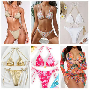 Producto en Venta Caliente de Fábrica, Traje de Baño de Tallas Variadas, Bikini Sexy para Mujer, Conjunto de Dos Piezas, Envío Aleatorio - Product Image 2