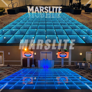 Pista de Baile LED 3D Magnética IP54 para Exteriores, Pista de Baile Iluminada LED para Bodas, Panel de Pista de Baile LED para DJ, Discoteca, Fiesta - Product Image 2