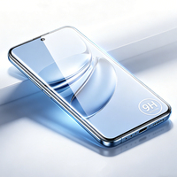 Protection d'écran en verre trempé HD 9H de haute qualité pour téléphone portable Redmi Note 14 Pro 5G/Poco X7 (2+2 pièces)