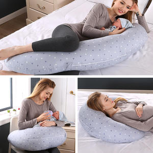 Almohada <span class=keywords><strong>de</strong></span> <span class=keywords><strong>lactancia</strong></span> para embarazo, cojín multifunción para <span class=keywords><strong>lactancia</strong></span>, cubierta lavable para recién nacido - Product Image 4