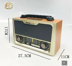 Kemai Kit Radio Gelombang Pendek Portabel MD1703BT, Multibandas Am Fm Penerima Dunia Radio Klasik