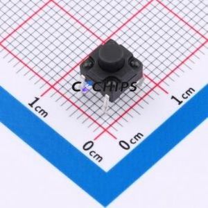 SMG-13-H055A1 Tactile Switch Through hole Component (THT)-4P,6.2x6.2mm Switch Single Pole Single Throw Round Button 2.5N 6.15mm - Product Image 1