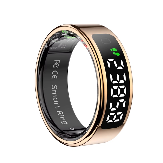 Unisex Health Smart Ring R11 With Display Screen Heart Rate & Sleep Tracking Health Smart Ring