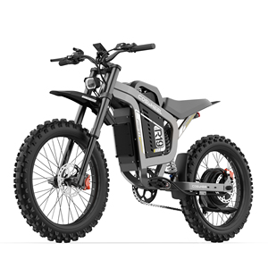 Moto électrique vintage pour adultes avec moteur sans balais de 6000 W et batterie Li-ion 21700, vitesse maximale de 61 à 80 km/h - Product Image 1