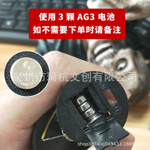 Linterna de Resina con Forma de Zombie, Funciona con Pilas, Decoración de Halloween, Adorno de Escritorio para Interiores, Figura Artesanal - Product Image 5