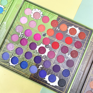 Aplicador de paleta de maquillaje en polvo luminoso de lentejuelas grandes, resistente al agua, directo de fábrica, sombra de ojos, 36 colores - Product Image 3