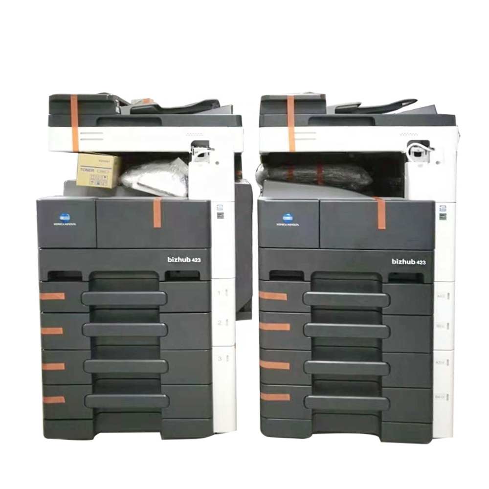 Konica Minolta BizHub 423 223 283 363 मोनोक्रोम इस्तेमाल किया लेजर बहुक्रिया कापियर 42ppm कॉपी प्रिंट स्कैन इंटरनेट फैक्स 2 ट्रे