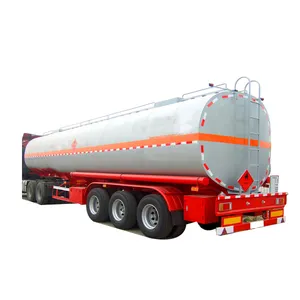 3 As 42000 45000 Liter Diesel Benzine Olie 4 Assen Vervoeren Tanker Oplegger Diesel Brandstoftank Met Aanhangwagen