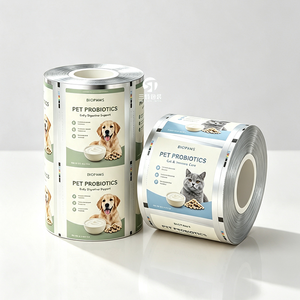 Película Laminada para Envasado de Snacks para Mascotas, Impresa a Medida, Ecológica, de Grado Alimenticio, Directo de Fábrica, Material para Máquina de Llenado Automático para Gatos - Product Image 5