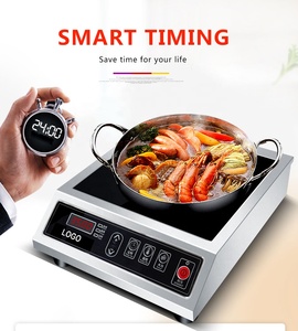 220V 전기 상업용 주방 장비 스테인레스 스틸 상업용 3500W 레스토랑 인덕션 쿠커 - Product Image 6