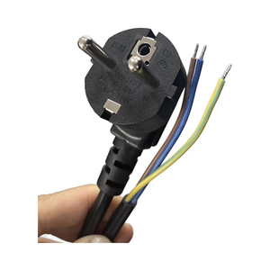 <span class=keywords><strong>Cable</strong></span> de Alimentación Europeo CEE 7/7 Schuko 10A 250V con Conector Desnudo y Estañado para Electrodomésticos y Equipos Eléctricos - Product Image 5