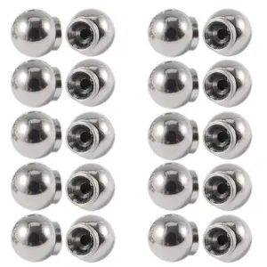 Stainless Steel Ear Closures Ball Earring Back Clasps Stoppers Transparent Universal Ear Plug For DIY Jewelry Making Accessories