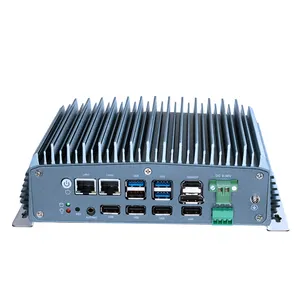 Piesia DDR4 32GB Dual Lan Win10/11 Linux M.2 SSD/WIFI Fanless Embedded Industrial Mini PC Computer With Intel J6412 Processor