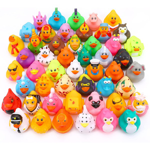 Regalo promocional del festival, pato de goma de plástico, vinilo elegante, juguetes de pato de baño a granel, pato de goma surtido de 2 pulgadas para vehículos - Product Image 5