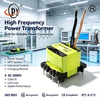 Transformateur toroïdal haute fréquence PYJ, entrée 110V 240V, sortie 380V, carte de chargeur monophasé