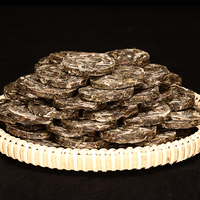 Kue Pu'er Mentah Campuran Kualitas Premium 500g Teh Pu'er Tradisional Rasa Terkompresi Kue Mini Bulat