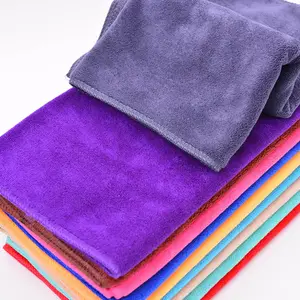 Custom color face hand towels salons massages microfiber dry hair towel