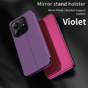 Funda Protectora de Cuero PU con Espejo y Protección en las Cuatro Esquinas para Xiaomi 15T/15T <span class=keywords><strong>Pro</strong></span>/Poco M5/M4 <span class=keywords><strong>Pro</strong></span>/M6 <span class=keywords><strong>Pro</strong></span>/X7 <span class=keywords><strong>Pro</strong></span> - Product Image 5