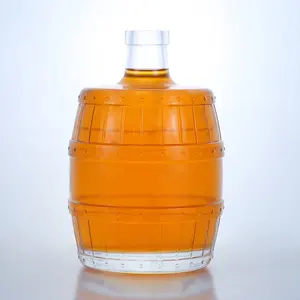 Botella de vidrio de Tequila de Forma đặc biệt de Alta calidad de 500 ml, 700 ml Y 750 ml con tapa