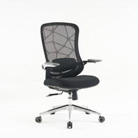 Nouvelle arrivée réglable hauteur et accoudoir tissu siège maille dos métal base couleur chaise de bureau en option