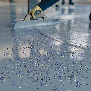 LSY สีดำ, สีเทาสีฟ้า, สีฟ้ารอยัล, สีขาวตกแต่งชิปชุดเคลือบสำหรับโรงรถผนังภายในและสีบ้านภายนอก - Product Image 4