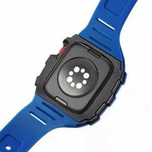 Kit de modificación de lujo, correa de caja para Apple Watch 45mm 44mm 40mm 41mm, caja de cerámica + Kit Mod de fibra de carbono para IWatch SE 6 7 - Product Image 3