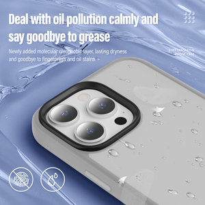 Custodia per telefono <span class=keywords><strong>trasparente</strong></span> <span class=keywords><strong>trasparente</strong></span> in TPU PC grigio chiaro grigio per <span class=keywords><strong>iPhone</strong></span> 16 Pro 15 14 12 11 Pro Max 7 8 Plus XS <span class=keywords><strong>Cover</strong></span> <span class=keywords><strong>trasparente</strong></span> - Product Image 4