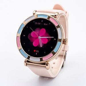 Nouvelle montre connectée ronde P61 pour femme, 1,27 pouces, appels Bluetooth, IP67, rappels santé, surveillance du rythme cardiaque et du sommeil, montre intelligente étanche P61 - Product Image 3